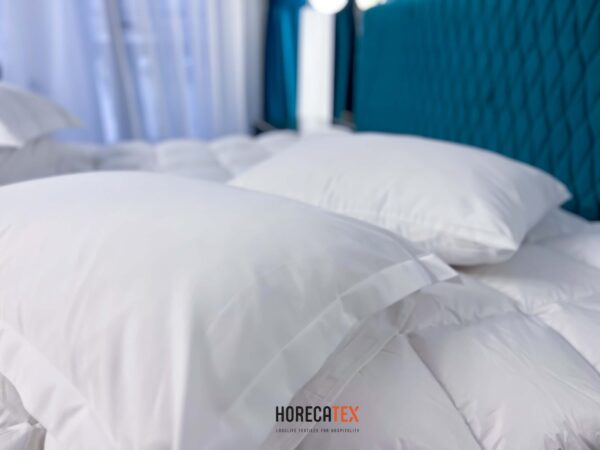 Lenjerii de pat hotel - Față pernă hotel bumbac percale alb 50 x 70 cm Oxford - Horecatex.ro