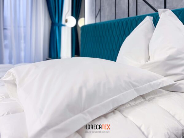 Lenjerii de pat hotel - Față pernă hotel bumbac percale alb 70 x 70 cm Oxford - Horecatex.ro