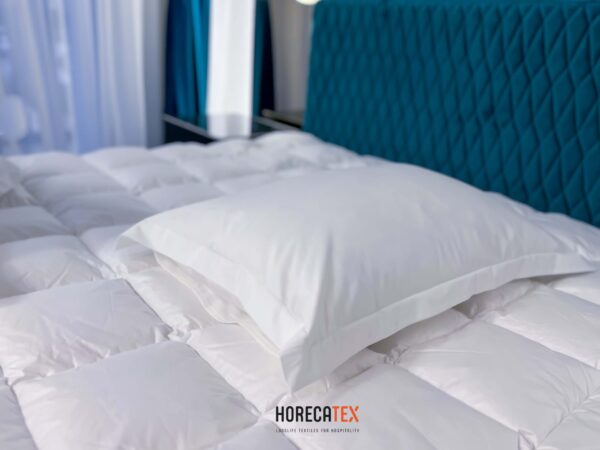 Lenjerii de pat hotel - Față pernă hotel bumbac sateen alb 70 x 70 cm Oxford - Horecatex.ro